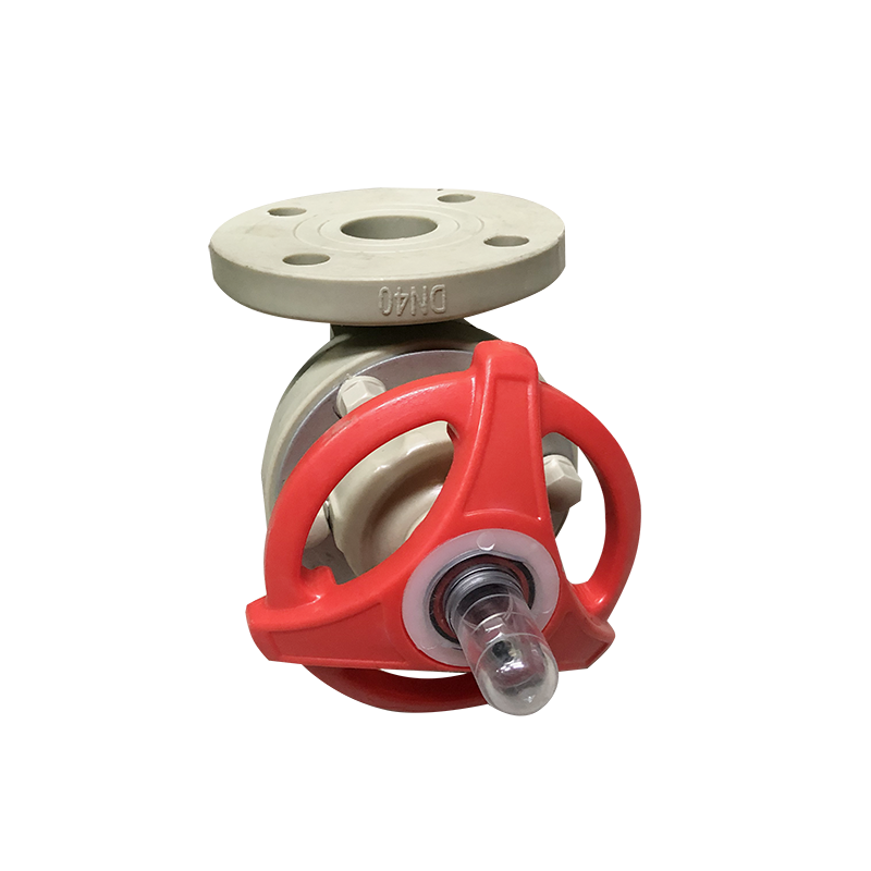 PPH法蘭(lan)隔膜(mo)閥