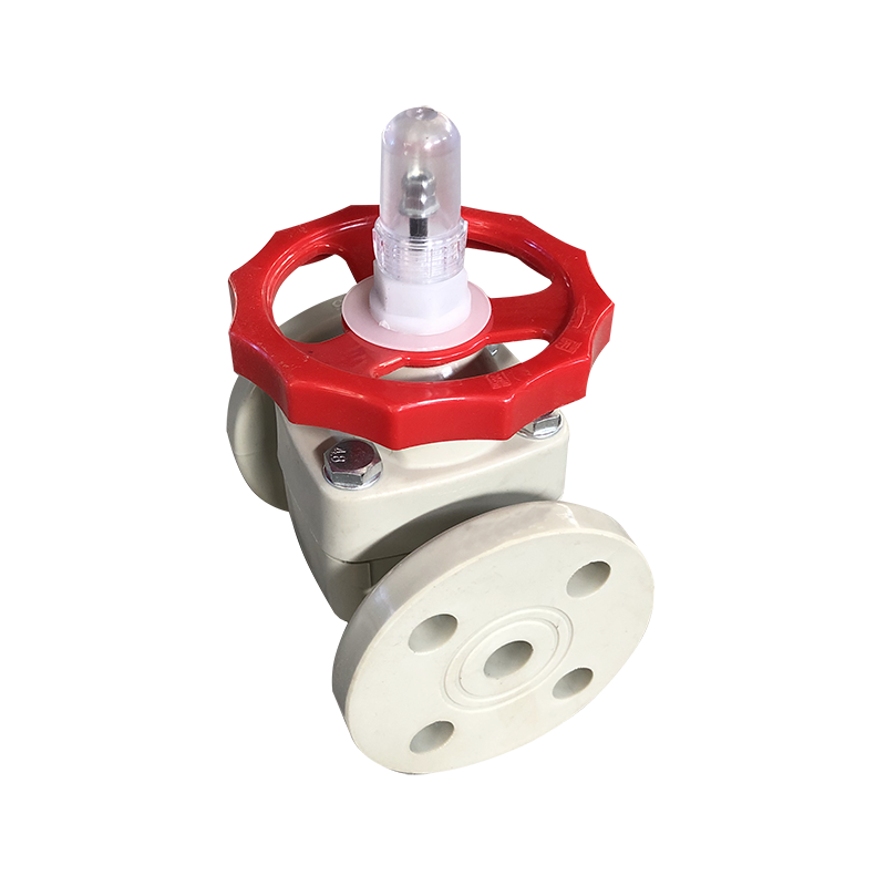 PPH法蘭(lan)隔膜(mo)閥